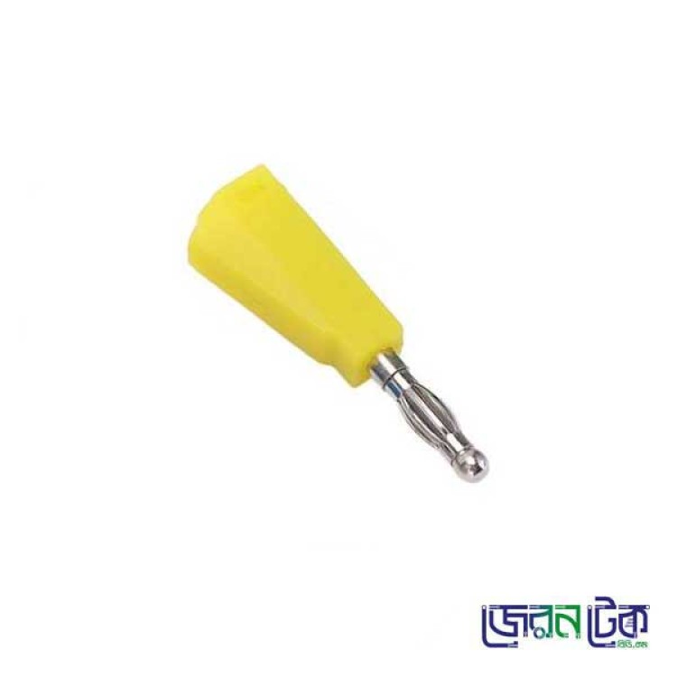 Stackable Banana Plug Jack 4mm Yellow