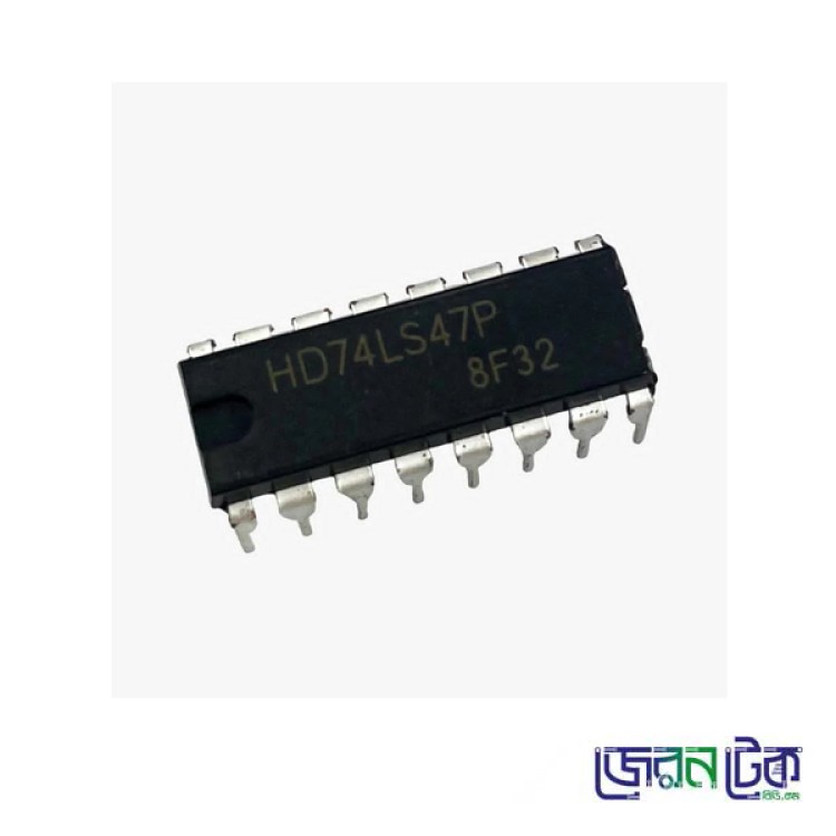 74LS47 7-Segment Driver IC BCD to 7-Segment Decoder.