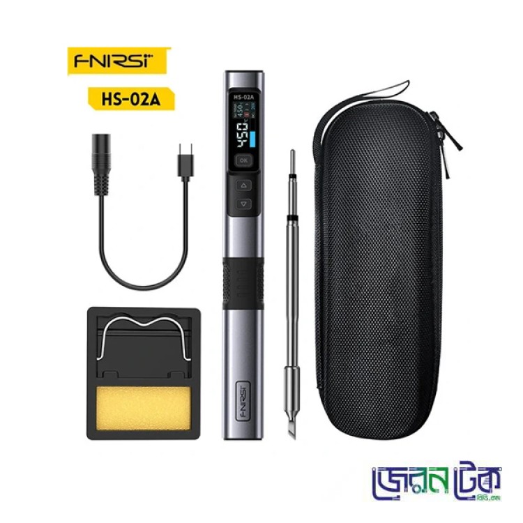 FNIRSI HS-02A Smart Digital Intelligent Soldering Iron
