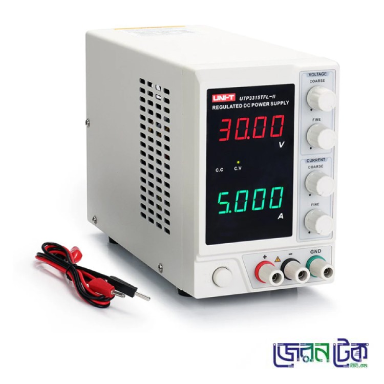 UNI-T UTP3315TFL-II DC Variable Power Supply with 4 Digital LCD Display (0-30V/0-5A)