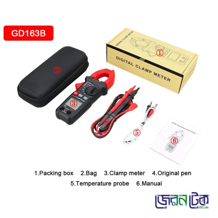 GVDA GD163B Digital Mini Clamp Meter