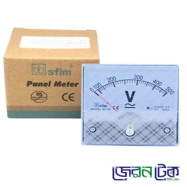 Voltmeter AC/DC Analog_Panel Meter_SFIM_SF-80
