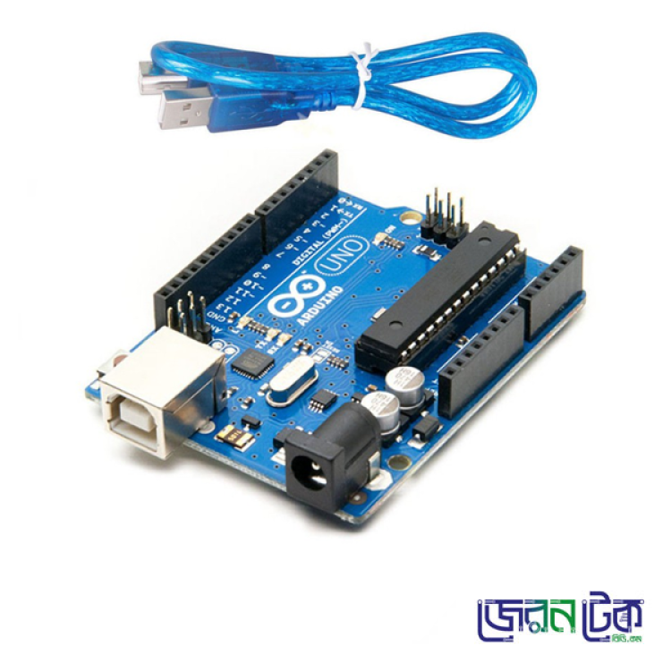 Arduino Uno R3_DIP IC Atmega328P-With Cable