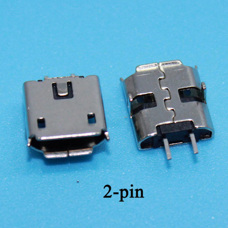 Micro Usb B Type Female 2 Pin