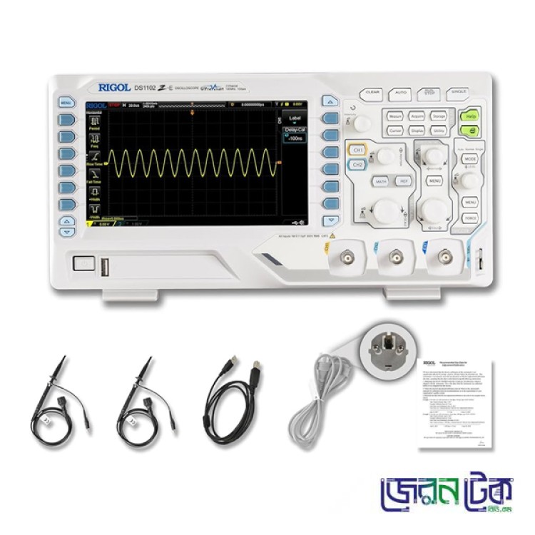 Rigol DS1102Z-E  Two Channel 100 MHz Digital Storage 1Gs/S Oscilloscope