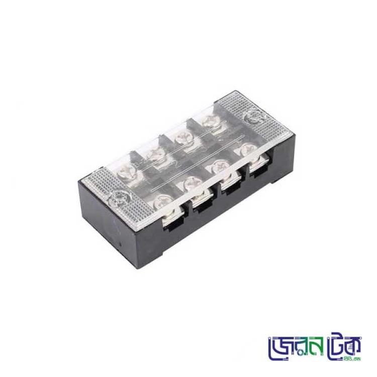 Electrical Dual Raw 4 pin/pole Terminal Block