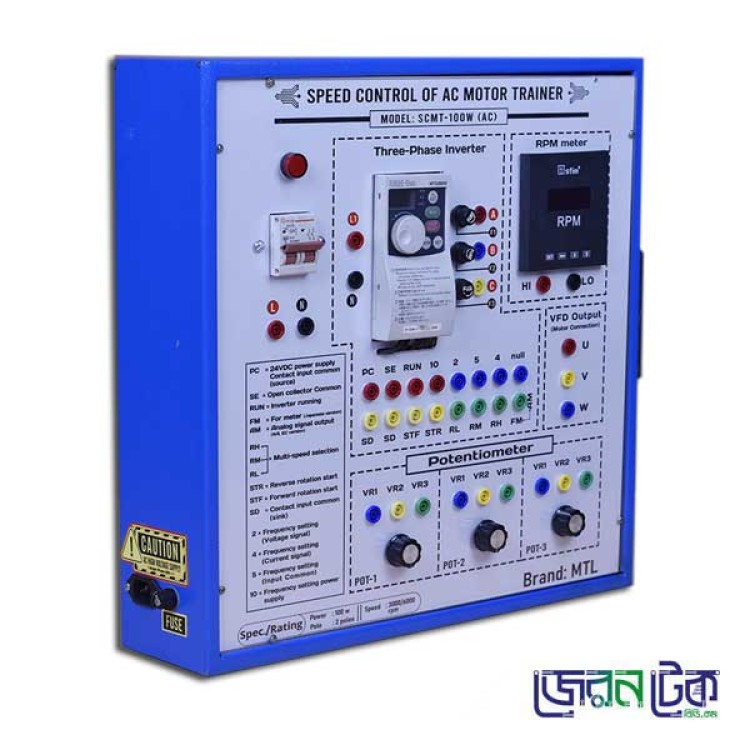 Speed Control of AC Motor Trainer/VFD Trainer.