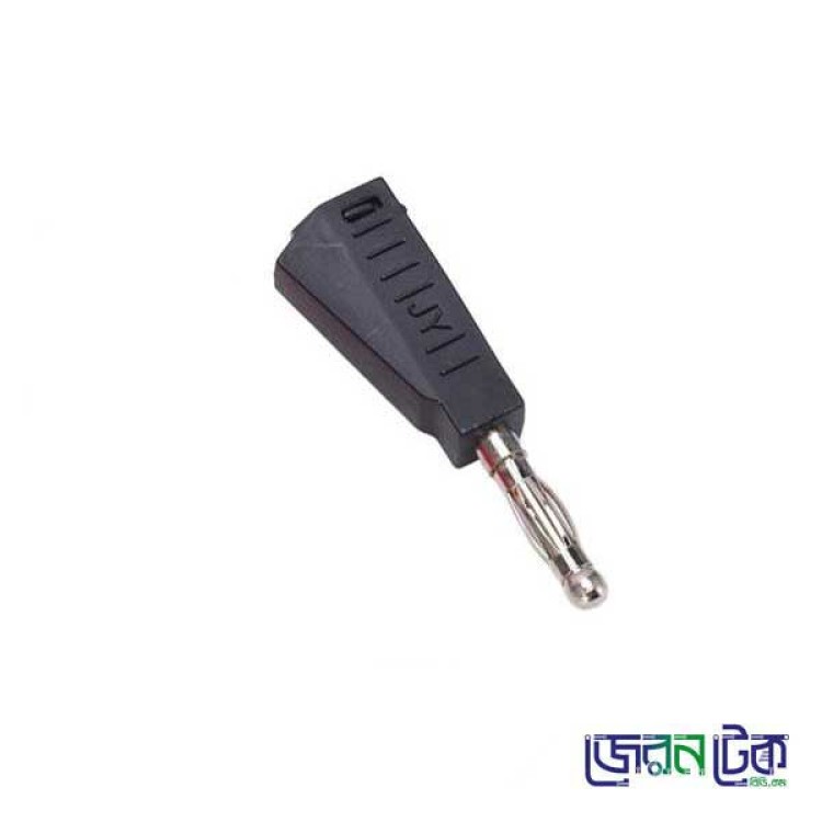 Stackable Banana Plug Jack 4mm Black