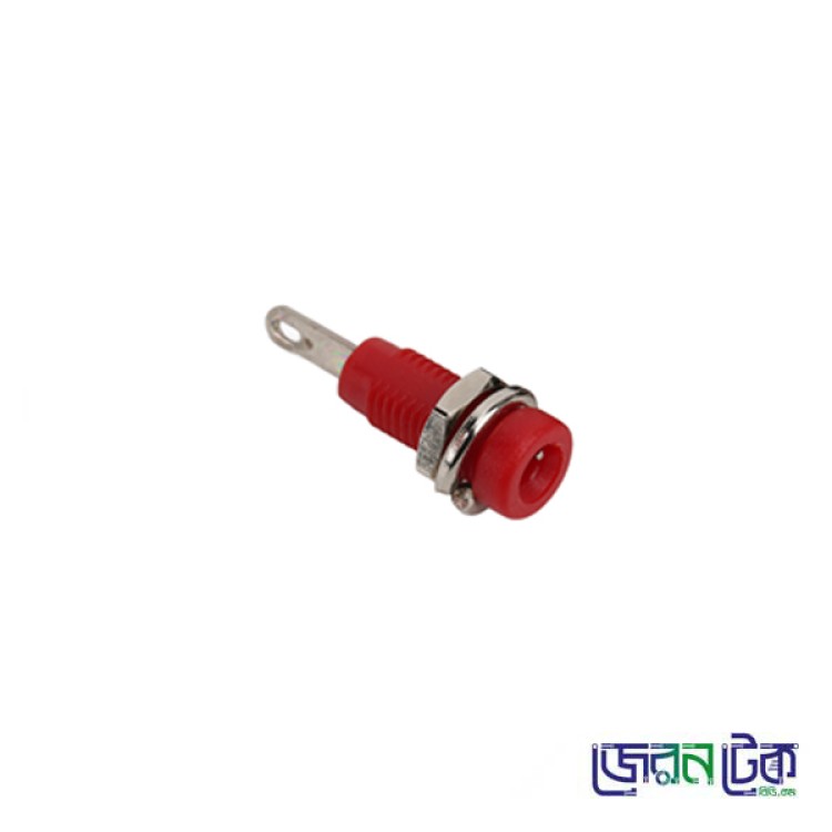 2mm Red Banana Jack Socket