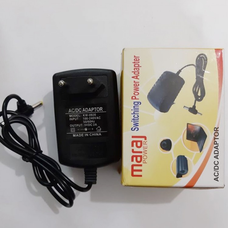 AC/DC 9 Volt DC 2A Power Adapter