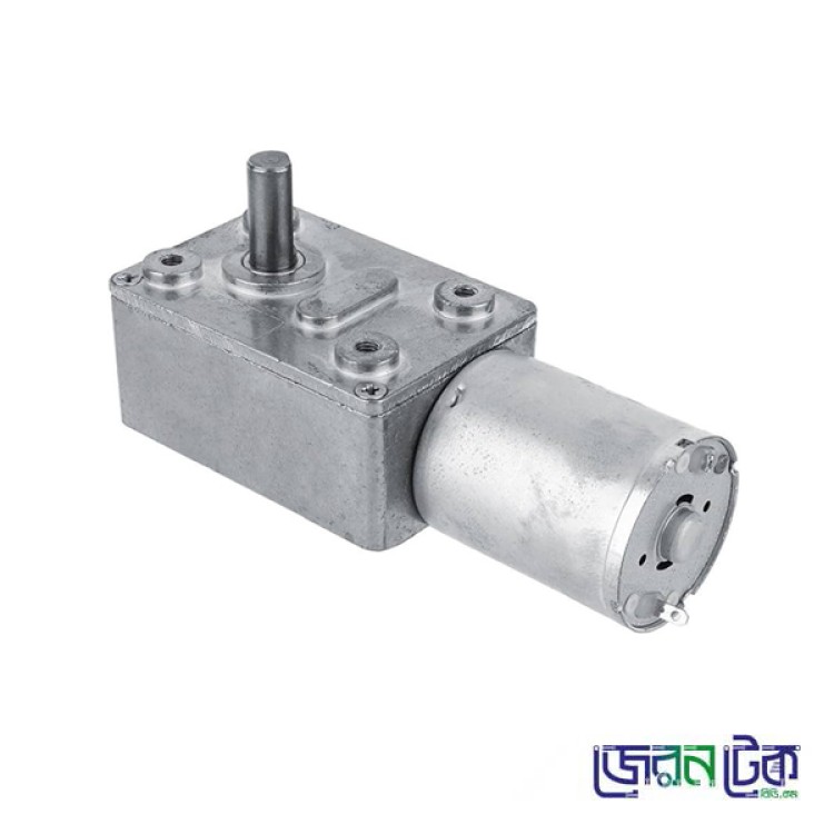 JGY-370 Worm Gear Motor 3/6/12/24V High Torque Reduction Gear Box Motor 3 -100RPM