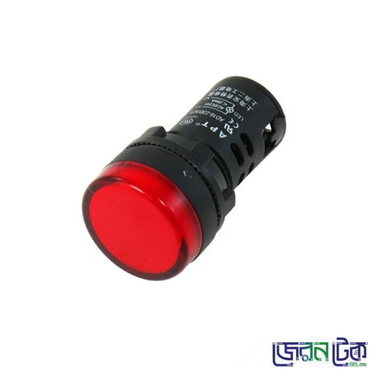 Indicator Pilot Lamp 22mm DC24V Round Head-Red