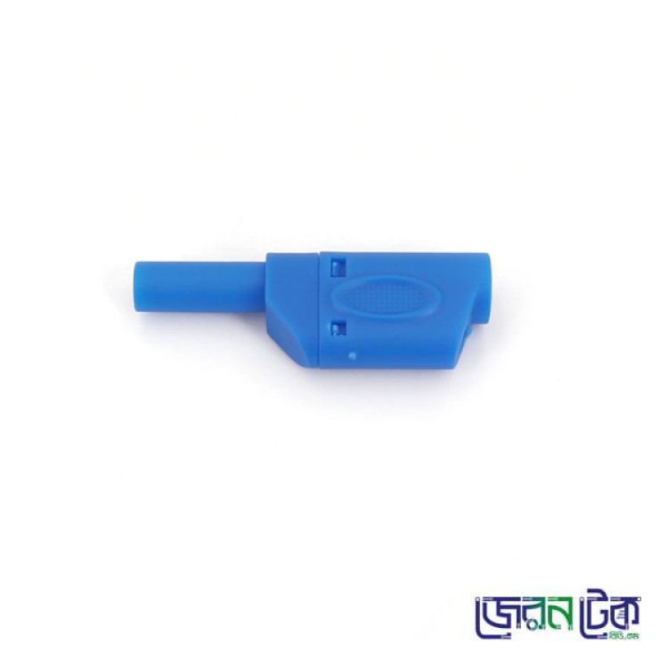 4mm Male Banana Plugs Stackable Connectors safety Banana Jack_Blue