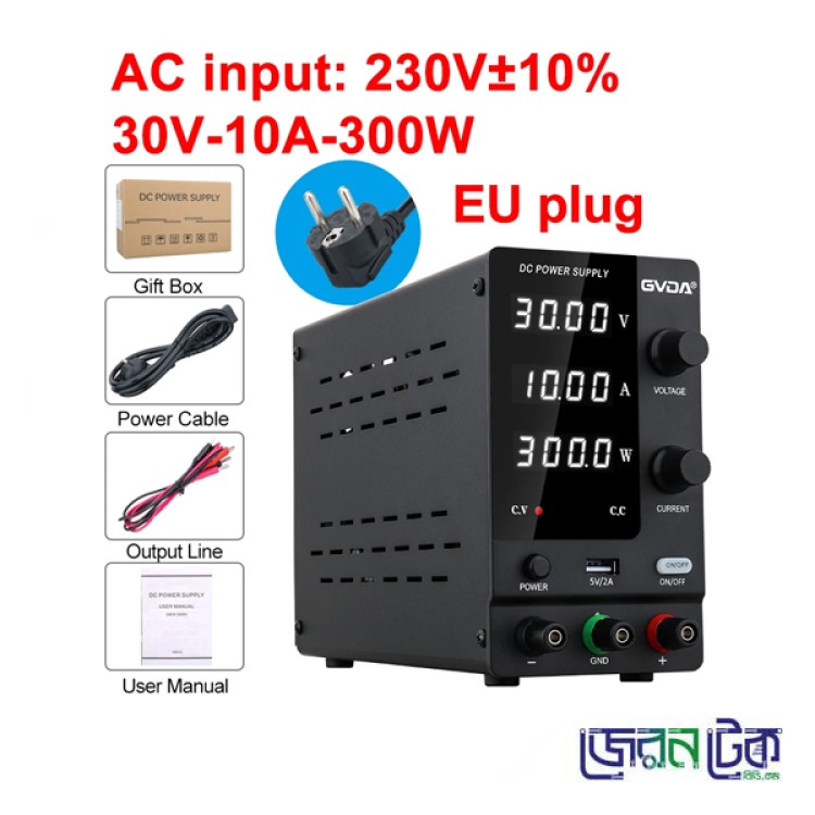 30V 10A DC Power supply GVDA, GD-A3010