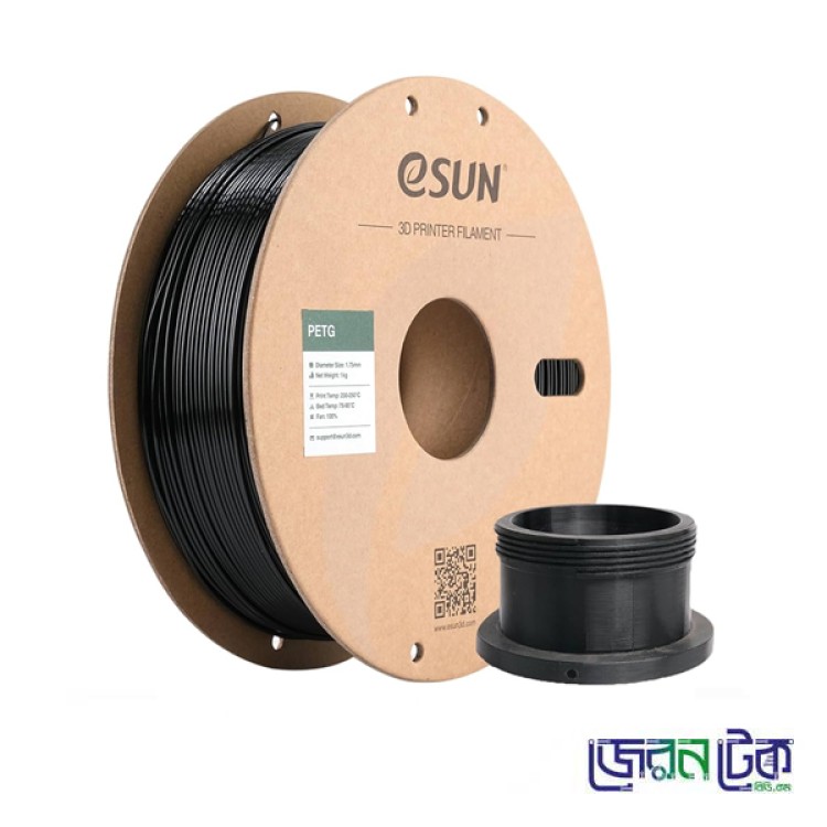 PETG eSUN 1.75mm 3D Printing Filament-Grey Color 1kg-Coil.