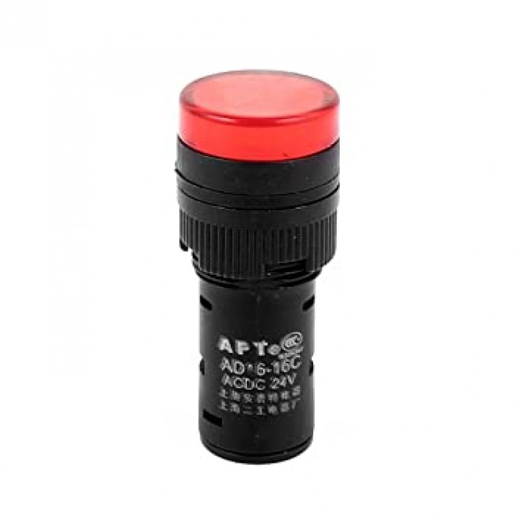 DC LED Indicator Lamp_Small 16mm_ Red_DC 24v
