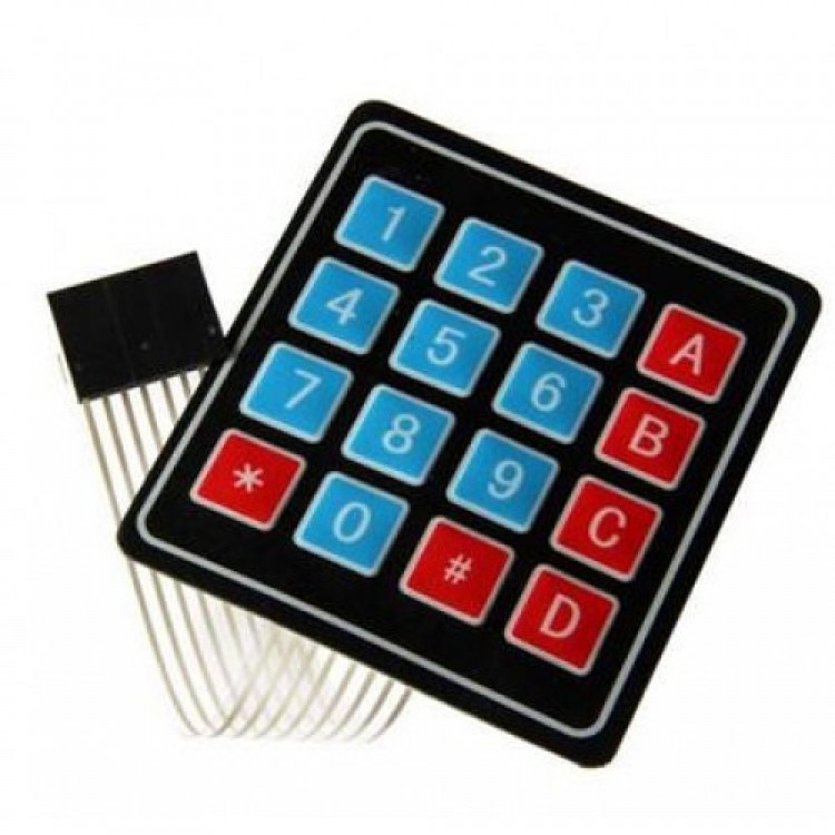 4X4 Matrix Flexible Keypad