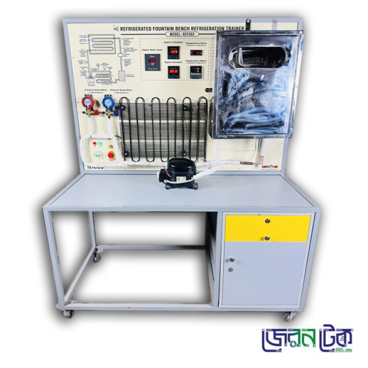 Refrigerated Fountain Bench Refrigeration Cycle Trainer Kit.