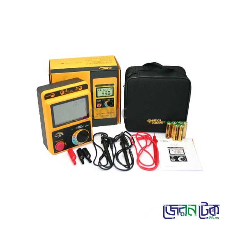 SMART Sensor AR907+ Good Quality 1000v Digital Megger.