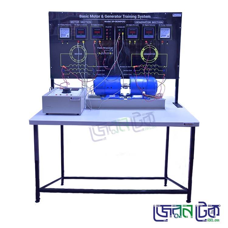 DC Compound Motor & DC Compound Generator Training System.