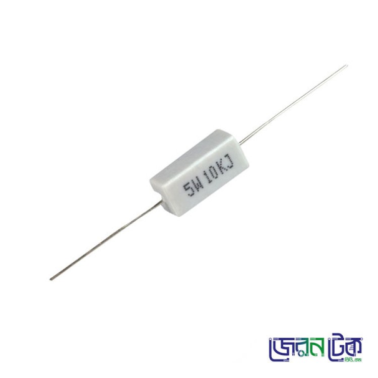 10K Ohm 5Watt Ceramic Resistor