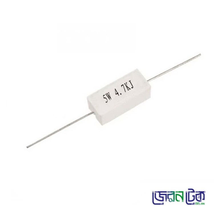 4.7K Ohm 5Watt Ceramic Resistor