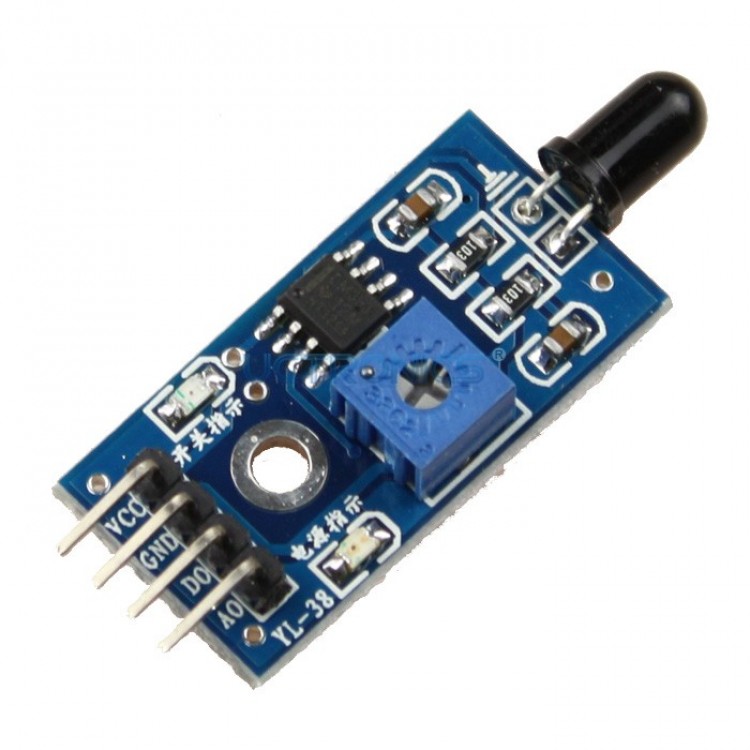 Flame Sensor Module Blue Color Single