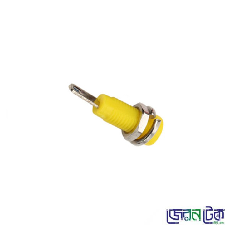 2mm Yellow Banana Jack Socket