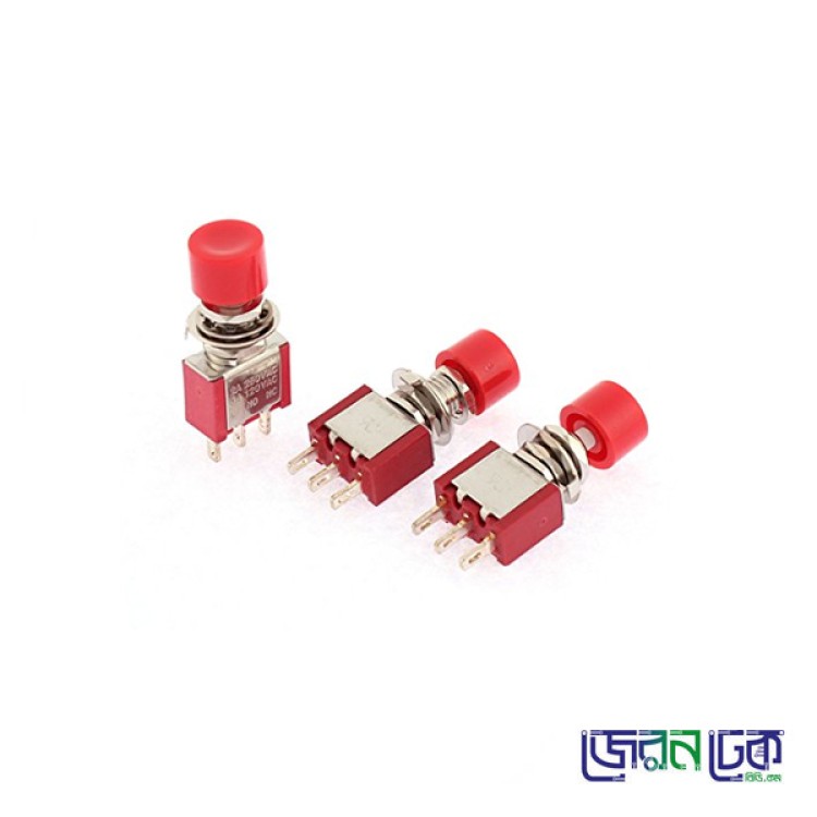 3 Terminals 1NO 1NC Micro Push Button Switch