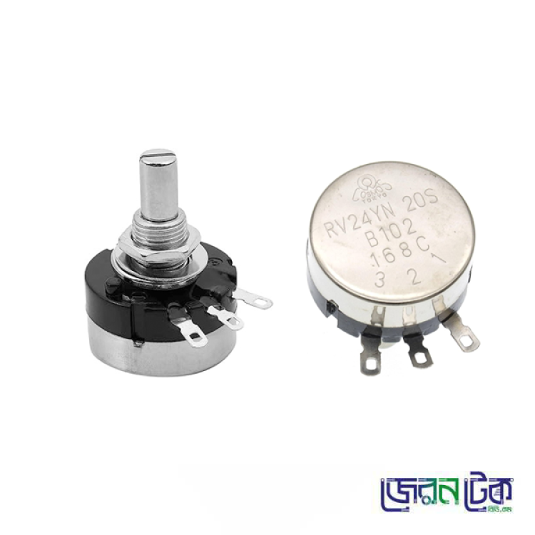 RV24YN20S - B102 - 1K OHM 2 WATT POTENTIOMETER
