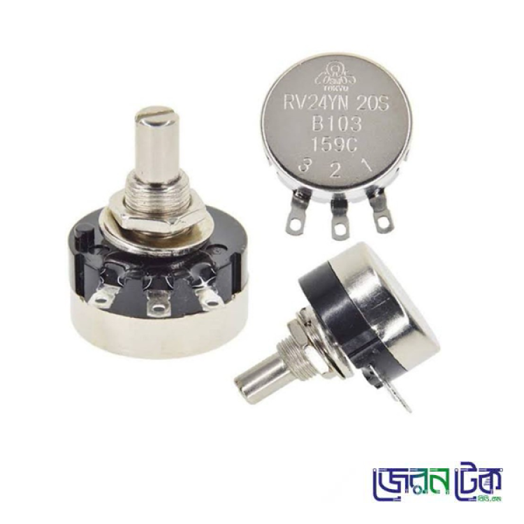 RV24YN 20S - B103 - 10K OHM 2 WATT POTENTIOMETER