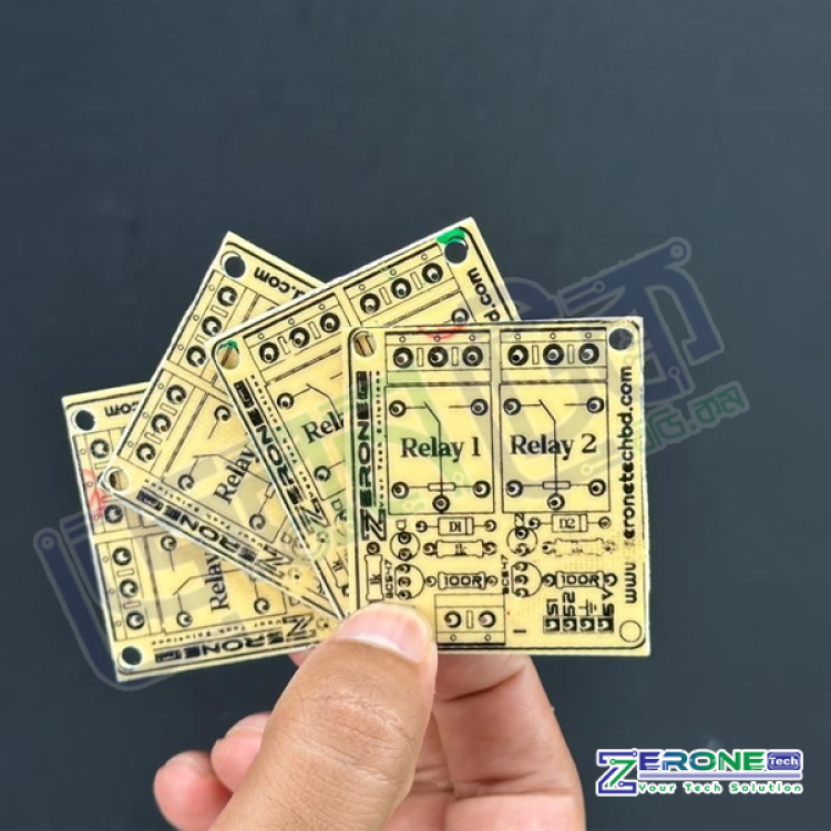 2 Channel 5V Relay Module PCB