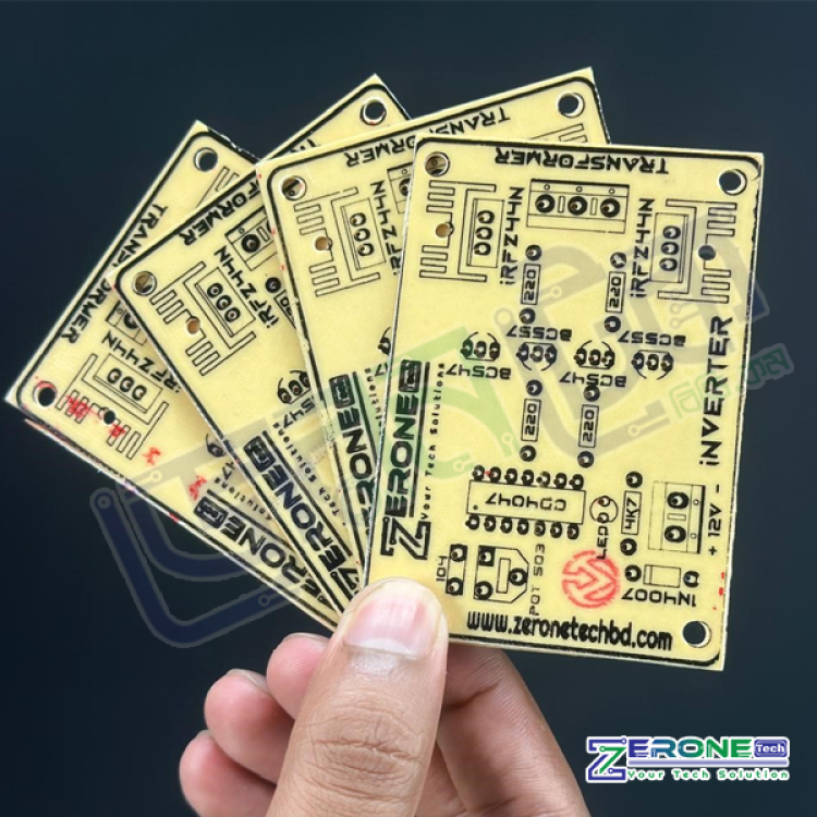 12V DC to 220V AC Inverter Circuit PCB