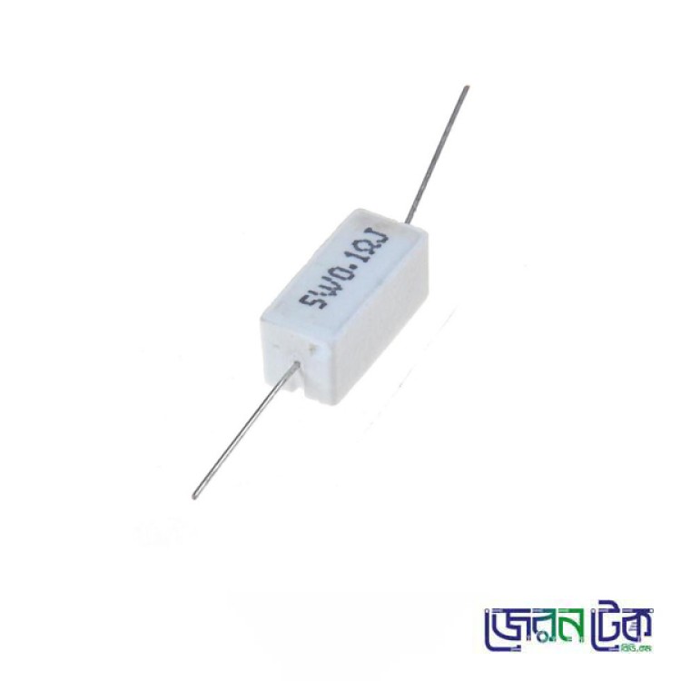0.1 ohm 5 Watt Ceramic Resistor