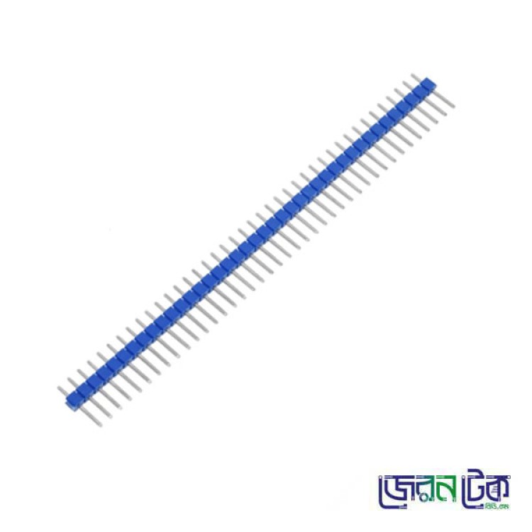 Male Pin Header Blue