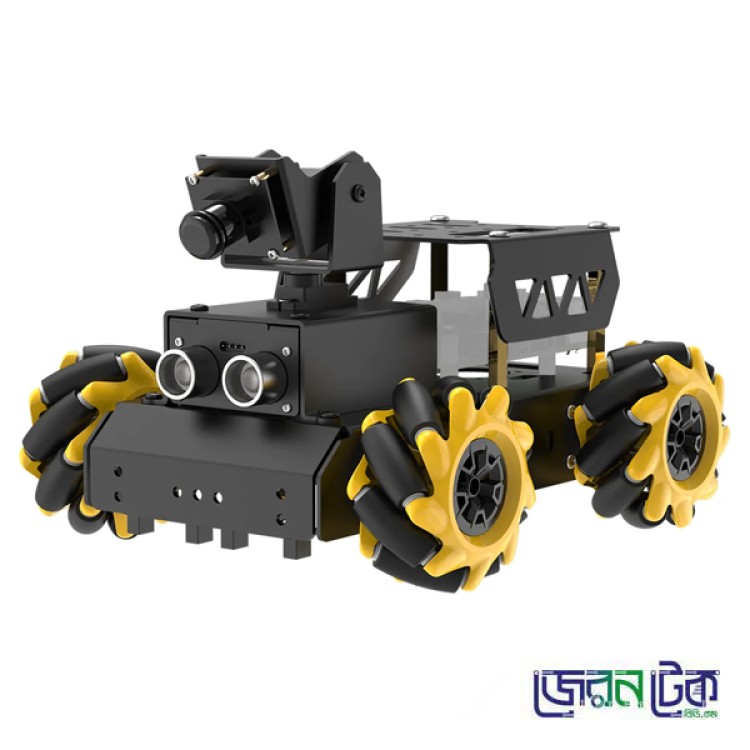 Hiwonder TurboPi Raspberry Pi Robot Car ROS2 with Mecanum Wheels, AI Vision & Tracking, Multimodal Large AI Model ChatGPT / Gemini / Grok / Llama, and Voice Interaction
