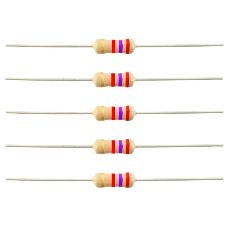 2.7 K Ohm 1/4W Resistor