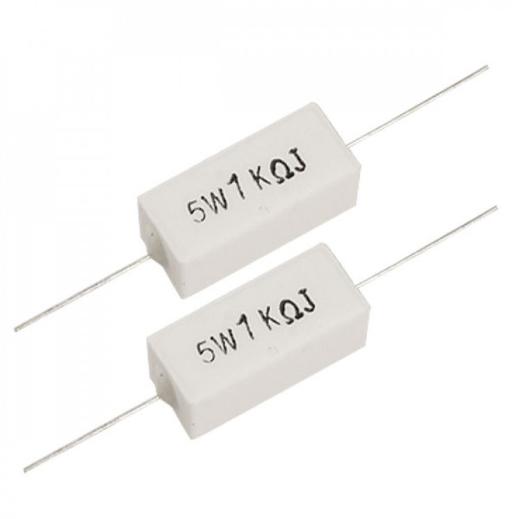 1K Ohm 5W Watts Ceramic Cement Power Resistor
