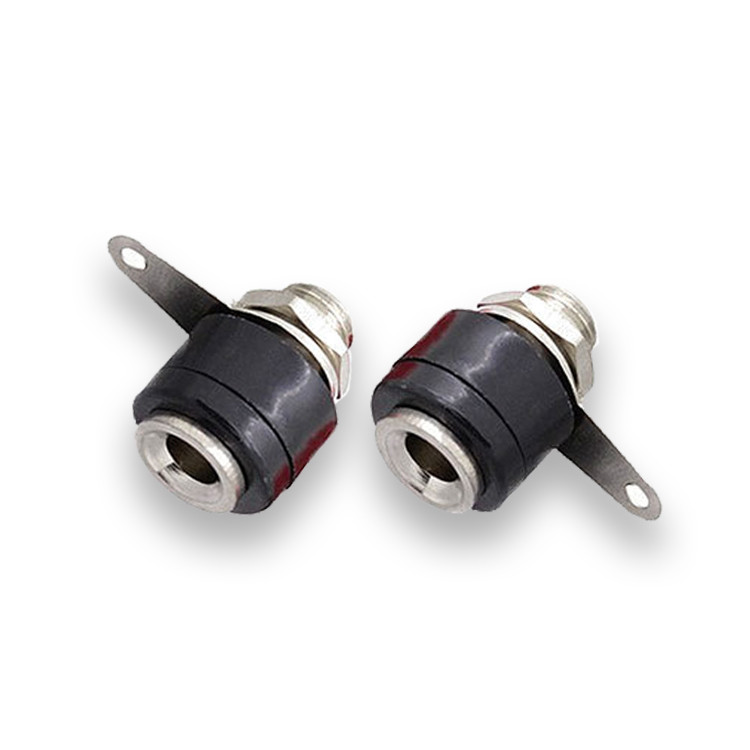 Female Banana Jack for 4mm Banana Plug_Black