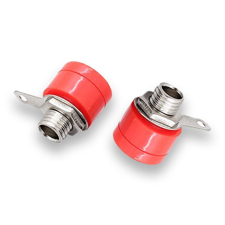 Female Banana Jack for 4mm Banana Plug_Red