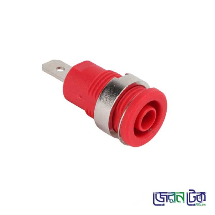 4mm Red AC Power Banana Plugs Female Jack Socket
