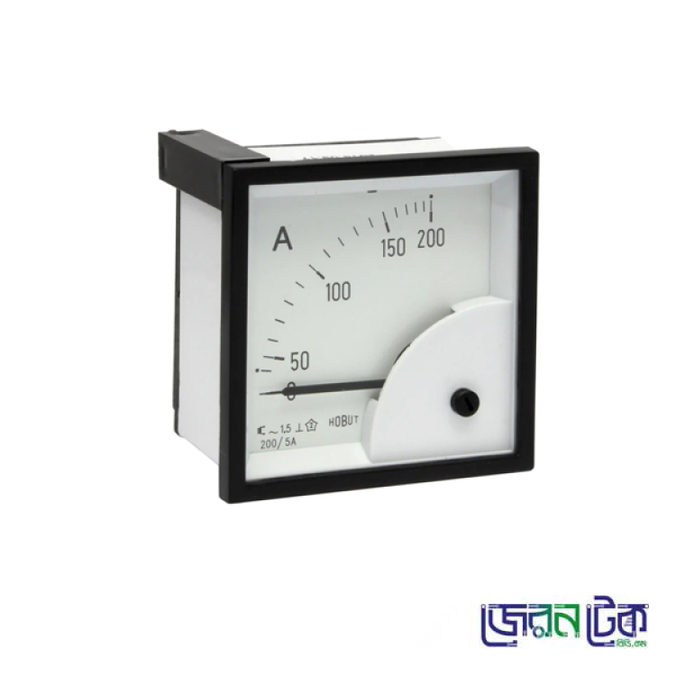 Analog DC Panel Ammeter DC-96 200A/75MV-Riesun