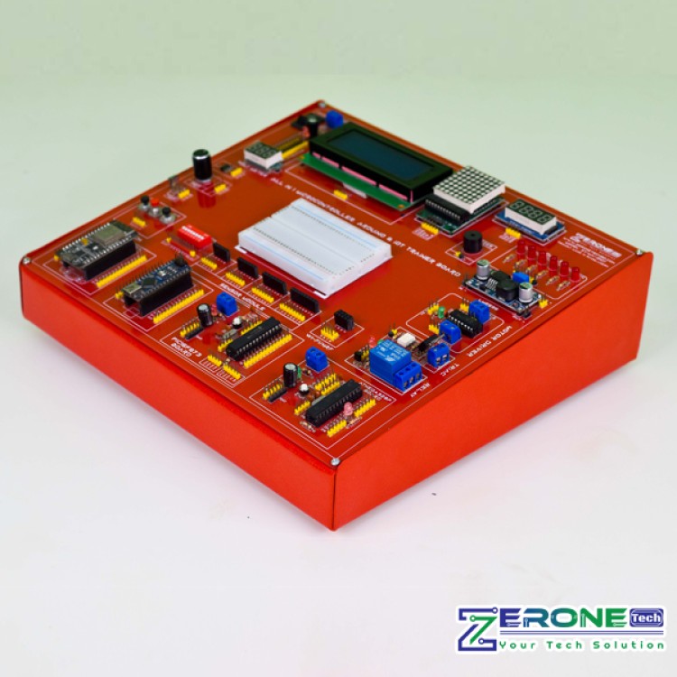 All in One Arduino,Node MCU & Microcontroller Based IoT Trainer Board.